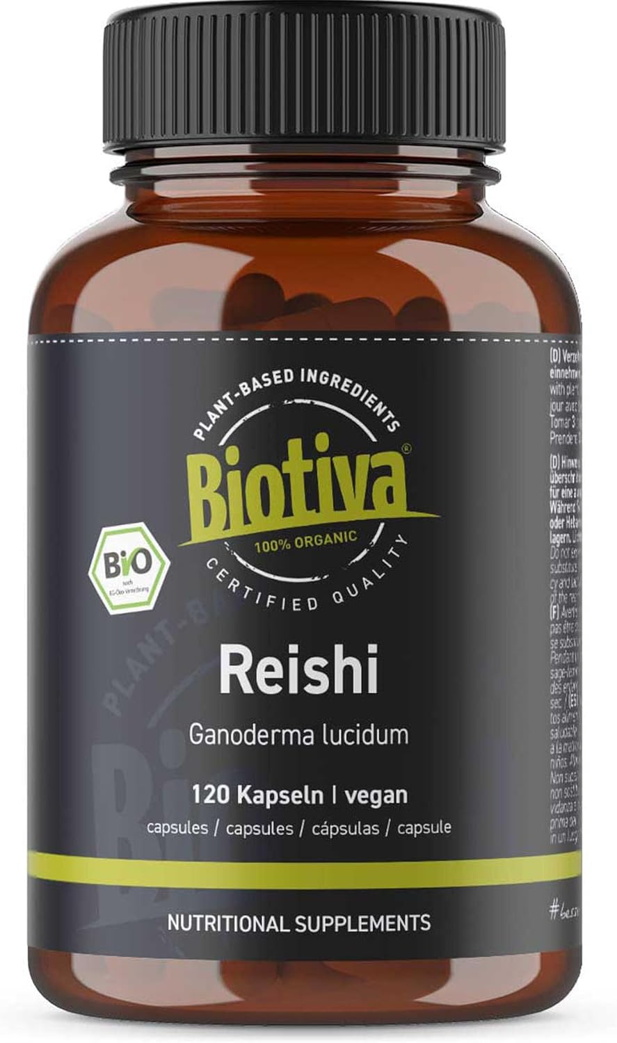 Biotiva Reishi Organic 120 kapsúl