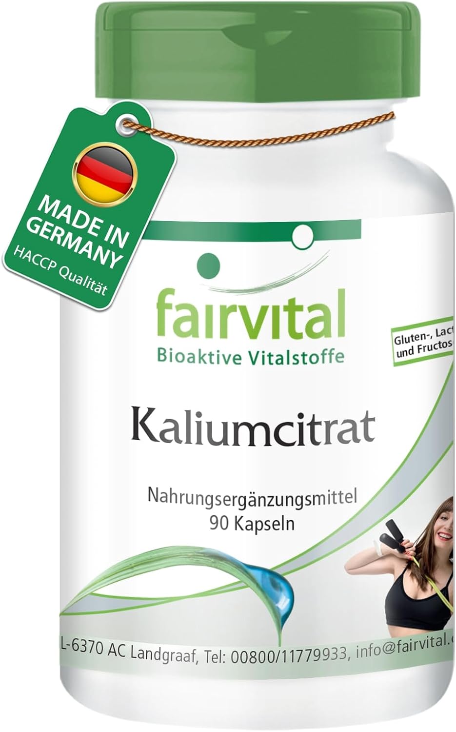 Fairvital draselný citrát – 90 kapsúl
