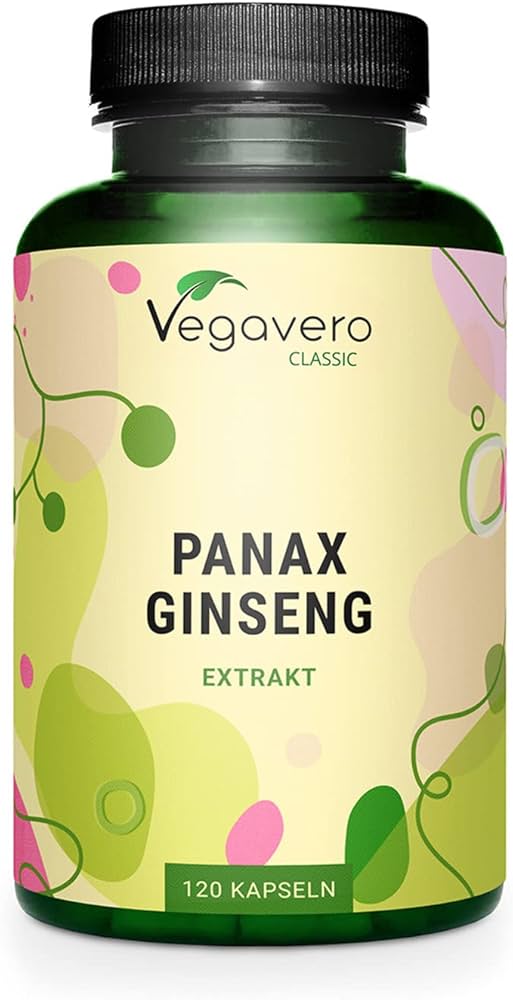 Vegavero Panax ženšen 120 kapsúl