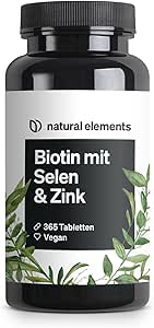 Natural elements Biotin + Selenium + Zinc 365 tabliet Exp.: 2026+