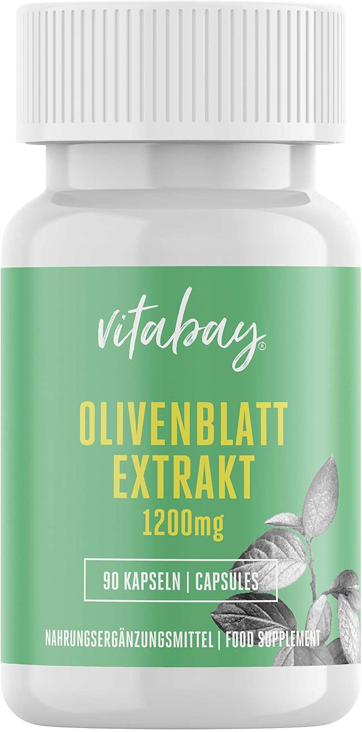 Vitabay Extrakt z olivových listov 1200 mg 90 vegánskych kapsúl