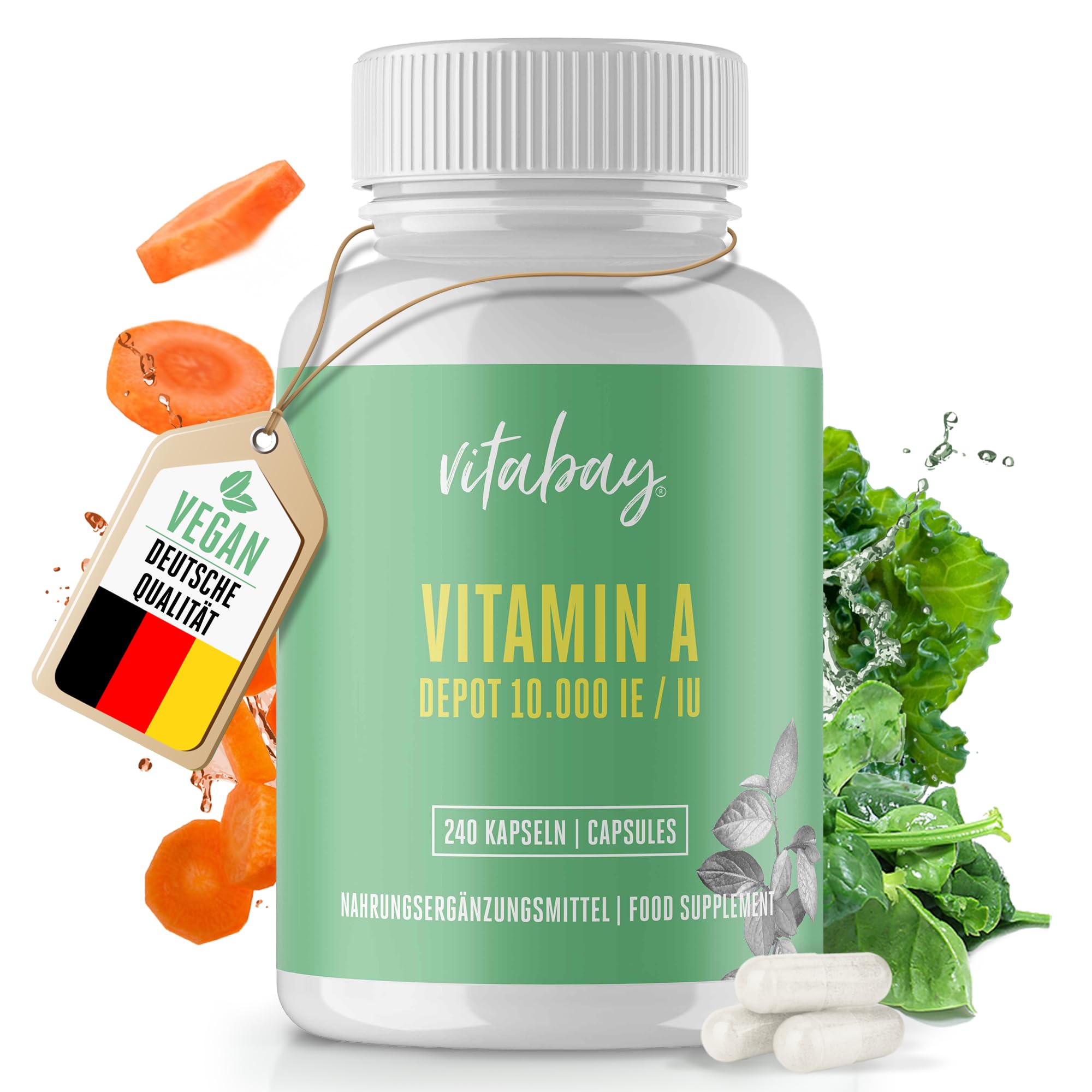 Vitabay Vitamin A DEPOT 10.000 IE 240 kapsúl