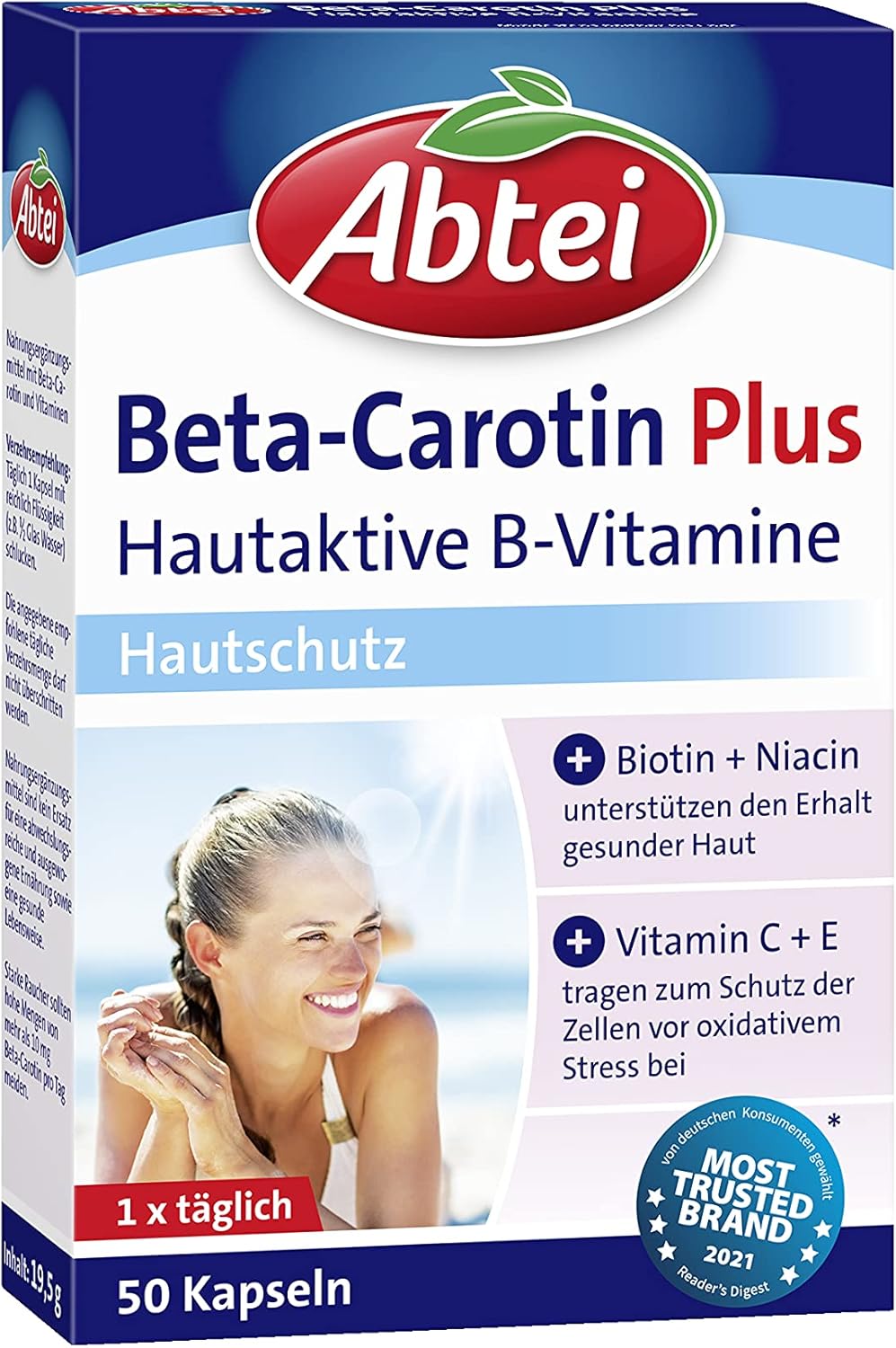 Abtei Beta Carotin Plus kapsuly 50 kusov