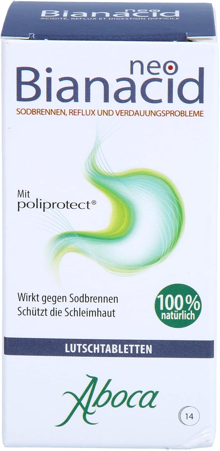 Aboca NeoBianacid pastilky na pálenie záhy, balenie 14 tabliet