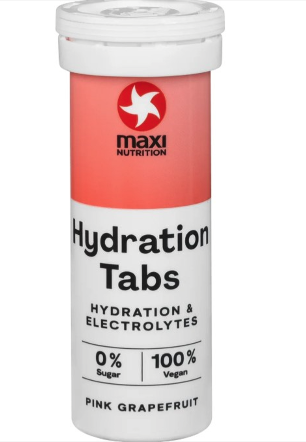 MaxiNutrition Hydratačné šumivé tablety Ružový grapefruit 40 g