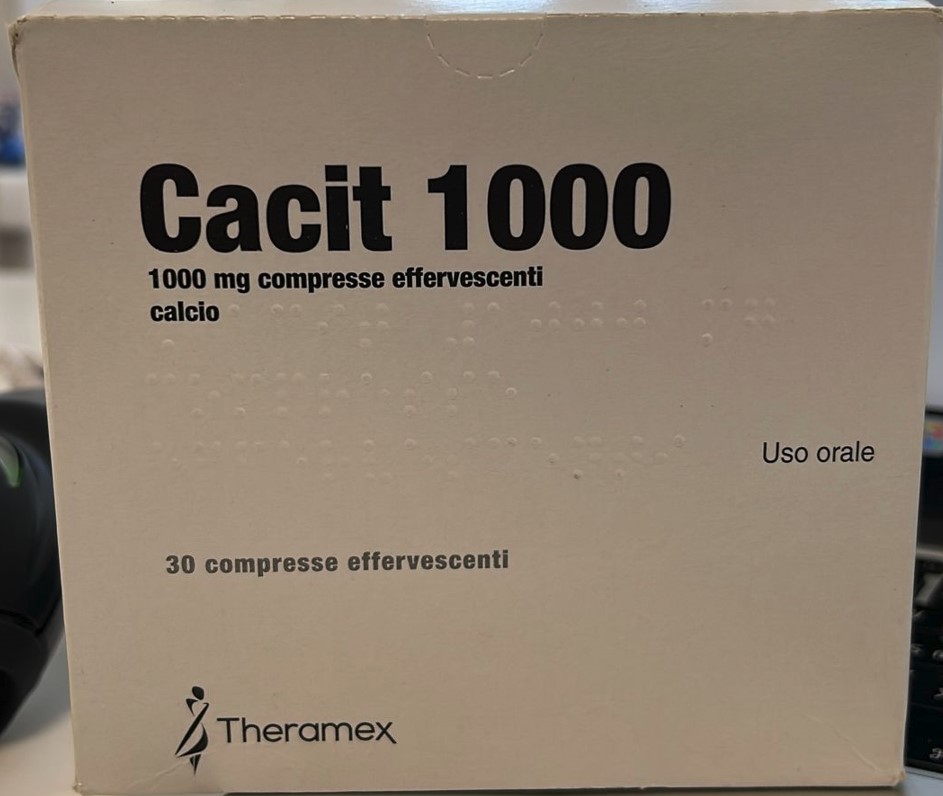 Theramex cacit calcio 1000 30 šumivých tabliet