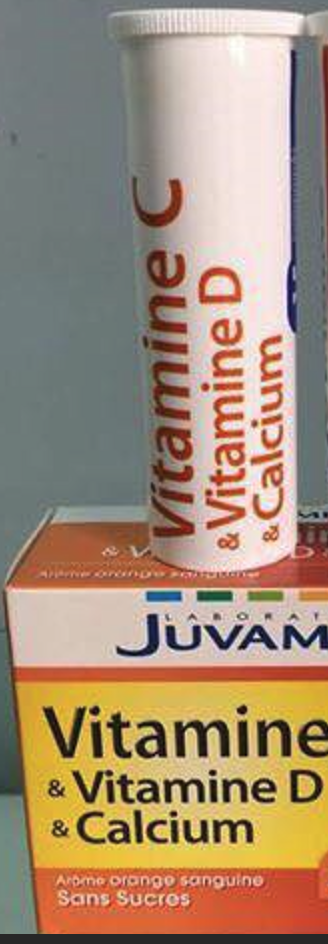 JUVAMINE - Vitamín C Vitamín D & Vápnik - 15 šumivých tabliet