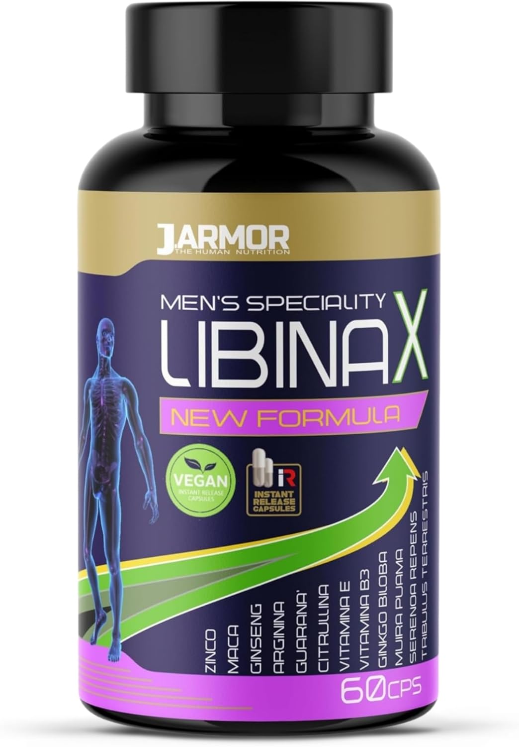 J.armor Libinax Agent na potenciu pre mužov 60 kapsúl