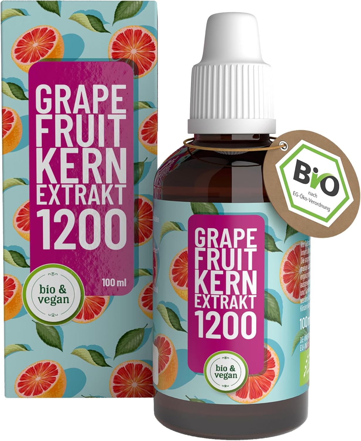 GSE Bio extrakt z grapefruitových jadierok - 1200 mg, 100 ml