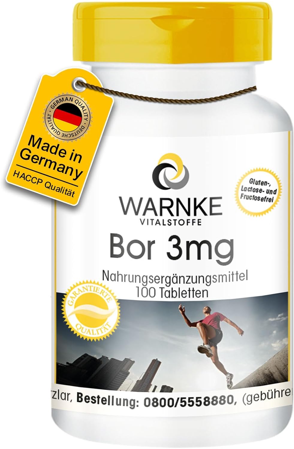 Warnke Bór 3 mg 100 tabliet Exp.: 2026+