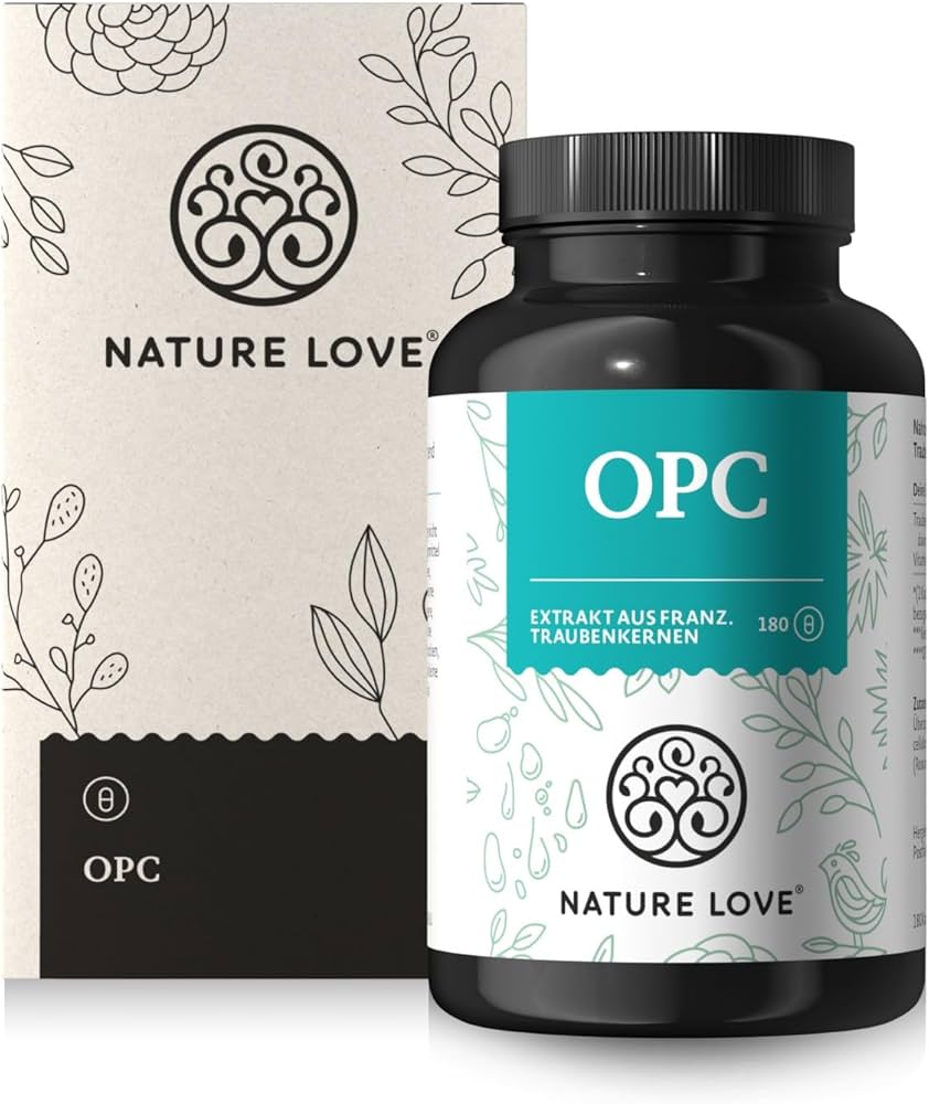 Nature Love OPC extrakt z hroznových jadierok 180 kapsúl Exp.: 12/2025
