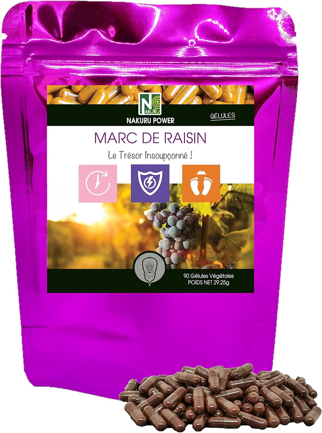 NAKURU Marc de Raisin 90 kapsúl