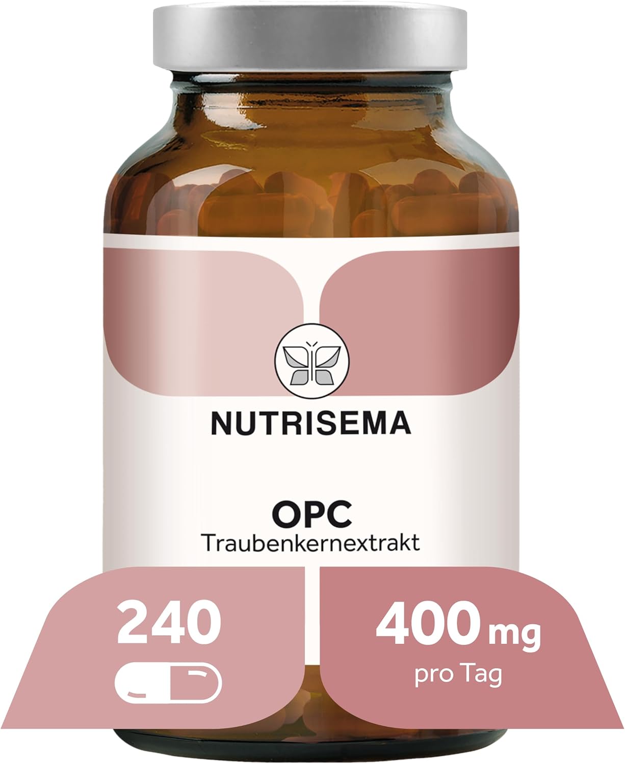 NUTRISEMA Extrakt z hroznových jadierok OPC 240 kapsúl