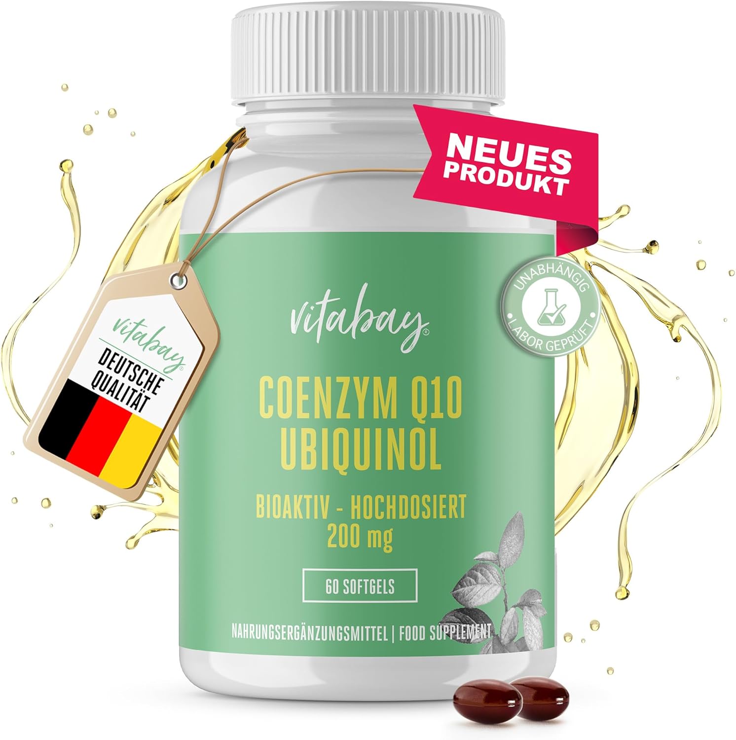 Vitabay Coenzyme Q10 Ubiquinol 60 kapsúl