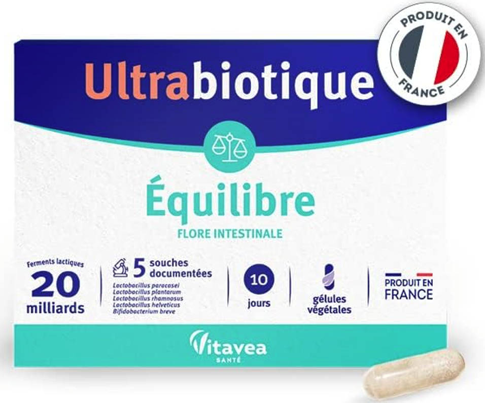 Vitavea Ultrabiotic Equilibre - Doplnok stravy pre črevnú flóru 10 kapsúl
