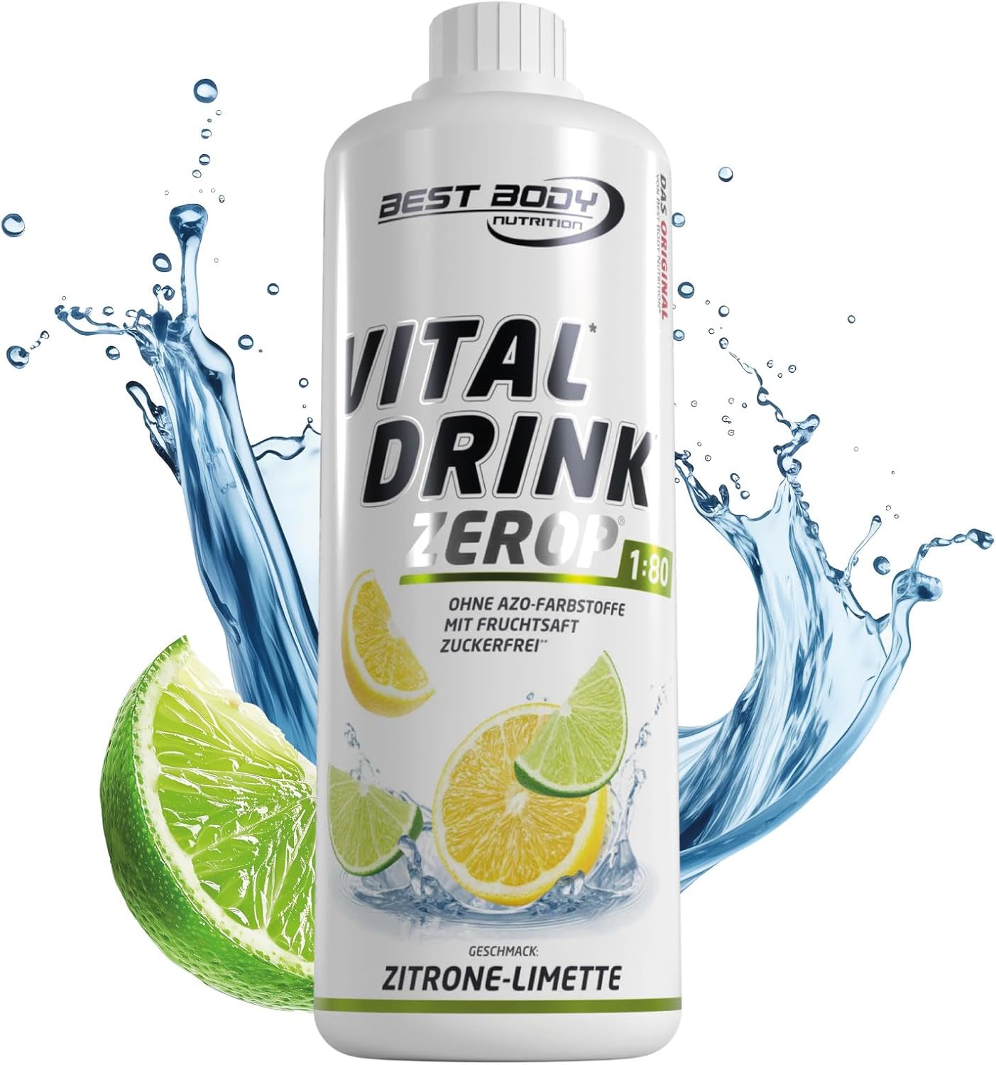 Best Body Nutrition Best body vital drink zero Lemon Lime 1000 ml