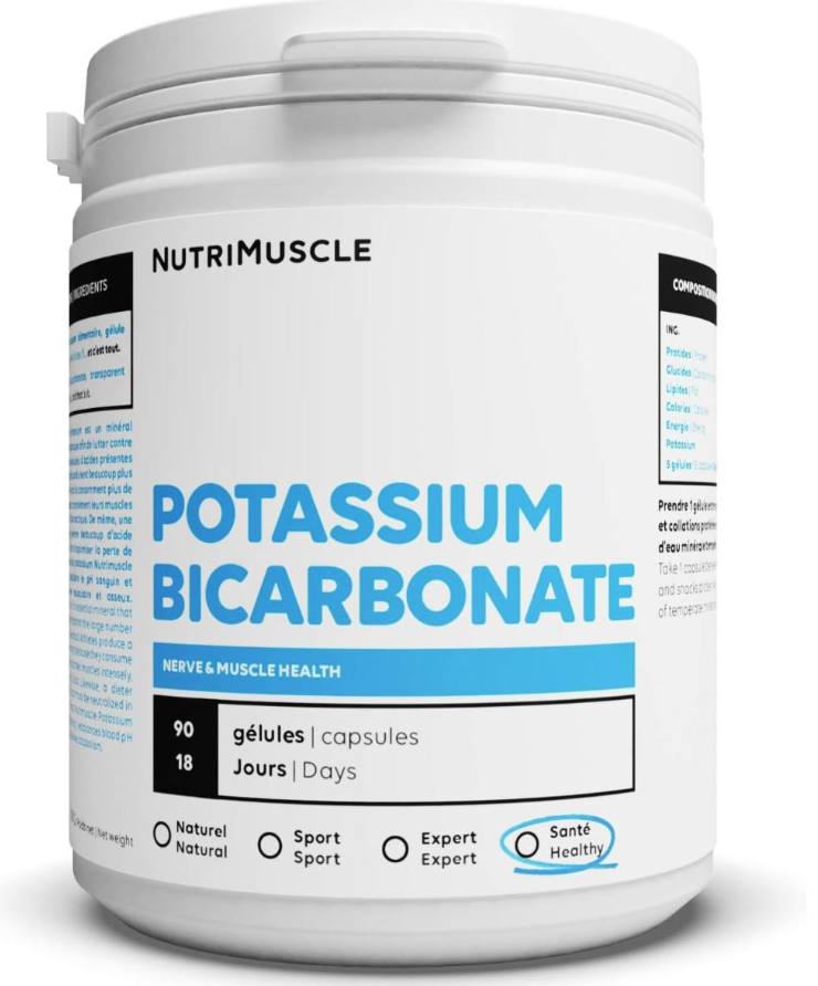 Nutrimuscle Hydrogenuhličitan draselný - 90 kapsúl