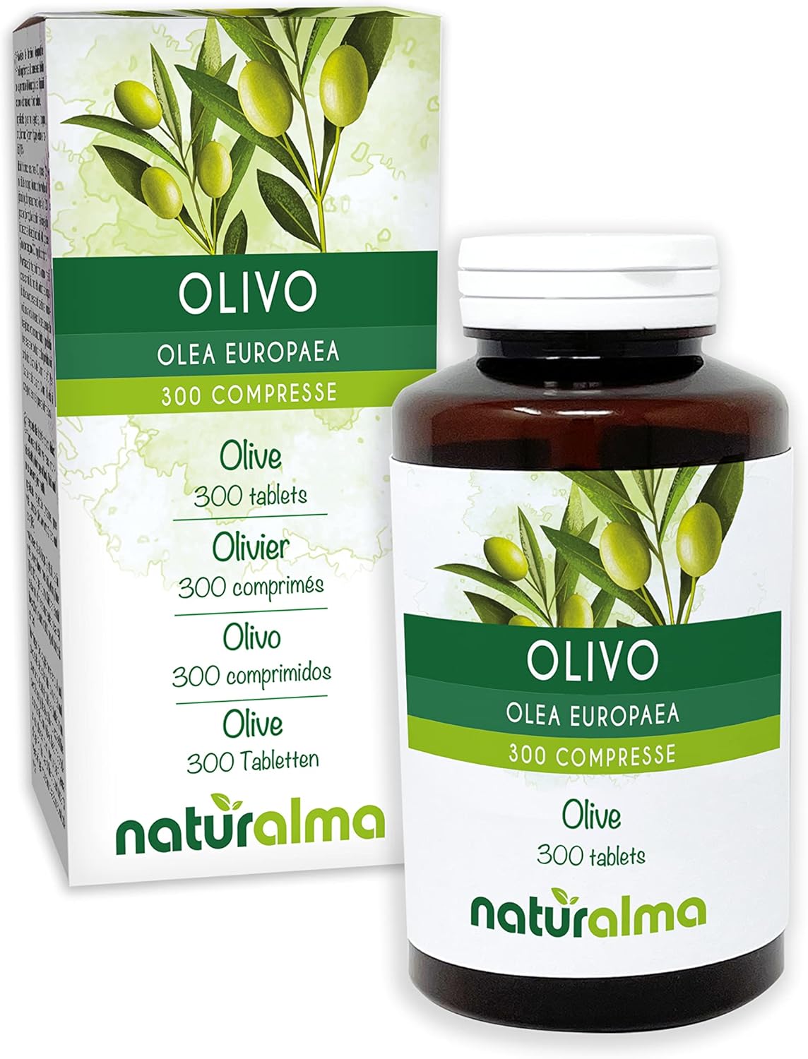 Olivové (Olea europaea) listy Naturalma - 150 g - 300 tabliet