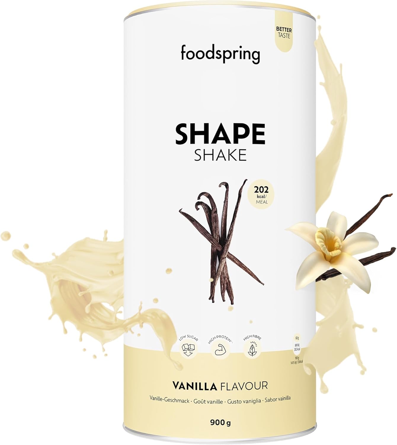 Foodspring Foodpring Shape Shake Vanilla 900 g prášok exp:2/25