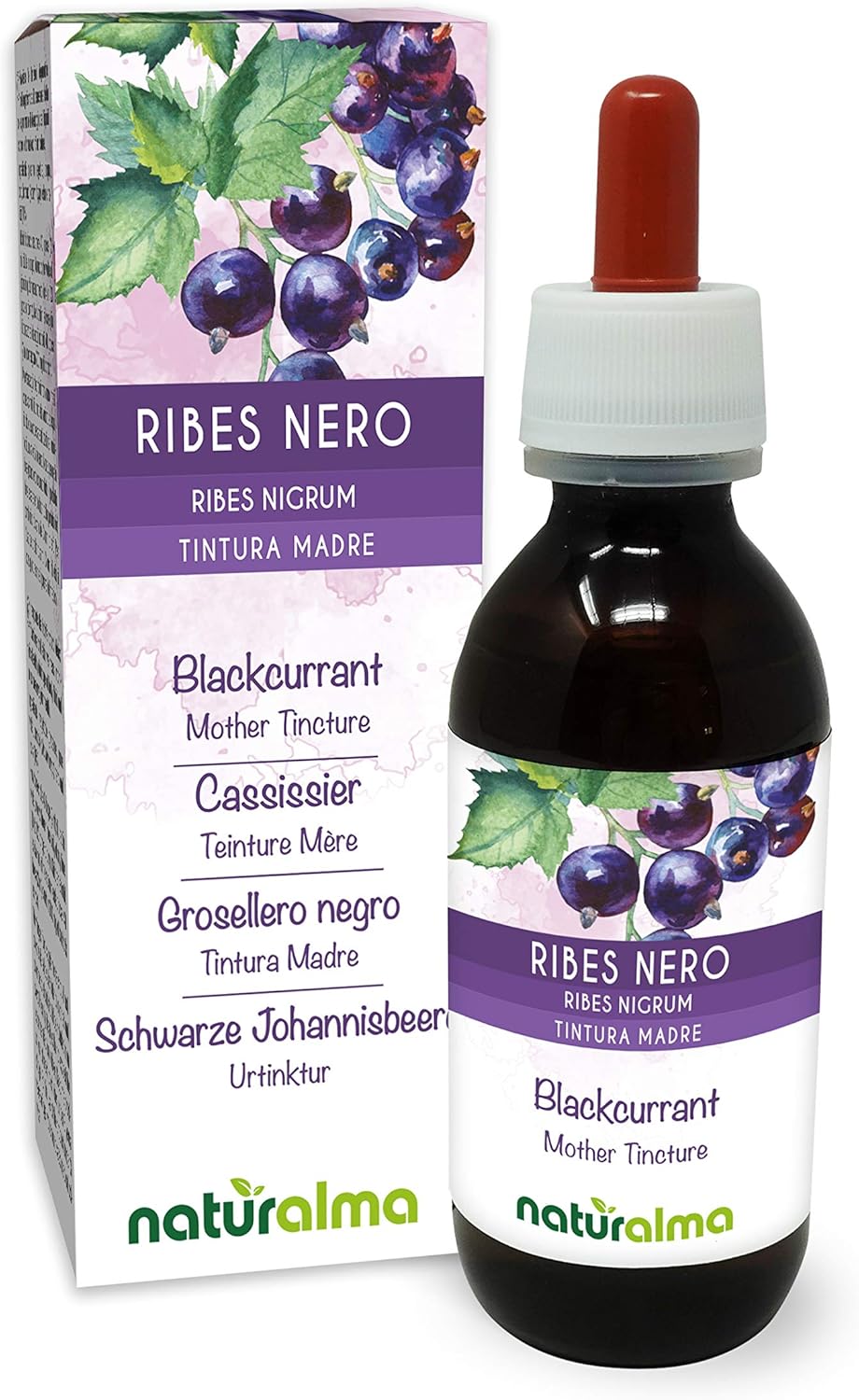 Naturalma Listy a plody čiernej ríbezle (Ribes nigrum) 120 ml