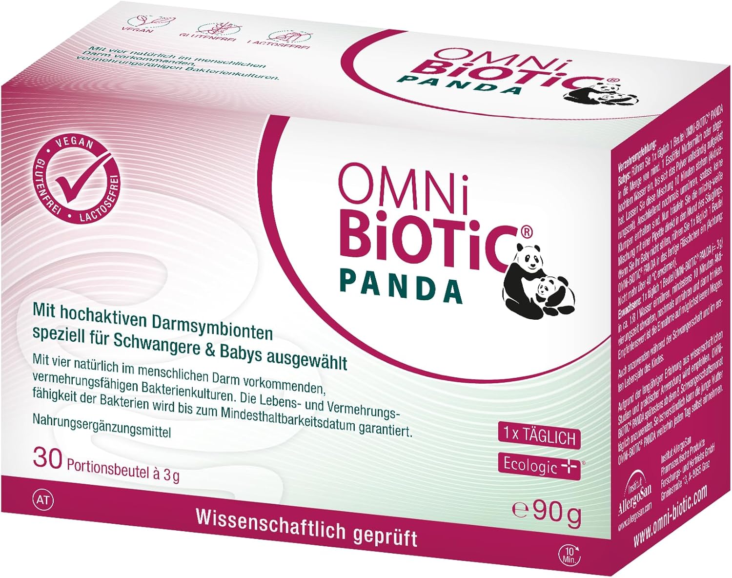 OMNi BiOTiC OMNi BioOTiC Panda, 30 vrecúšok po 3 g, (90 g)
