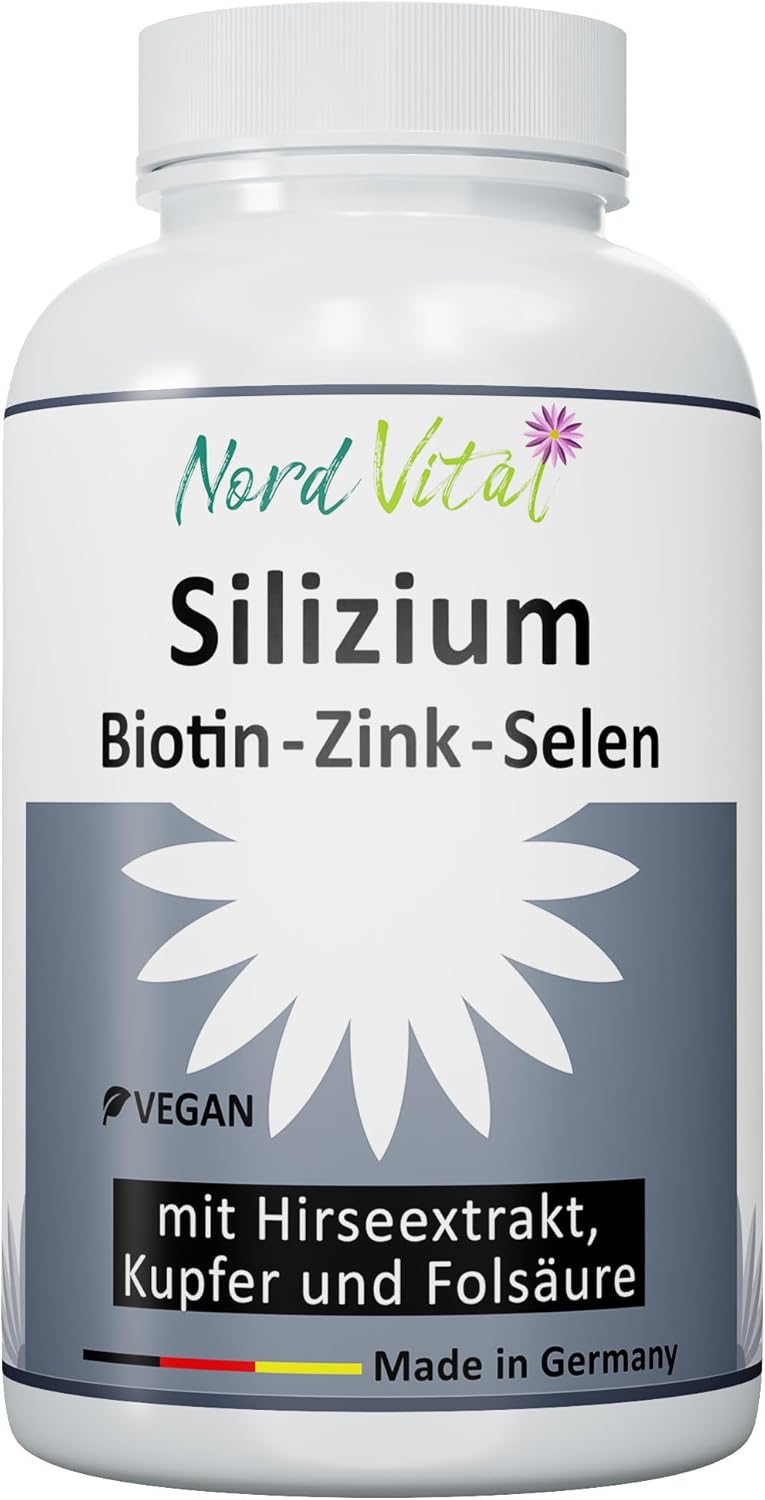 Nord Vital Silizium biotín, zinok, selén 120 kapsúl