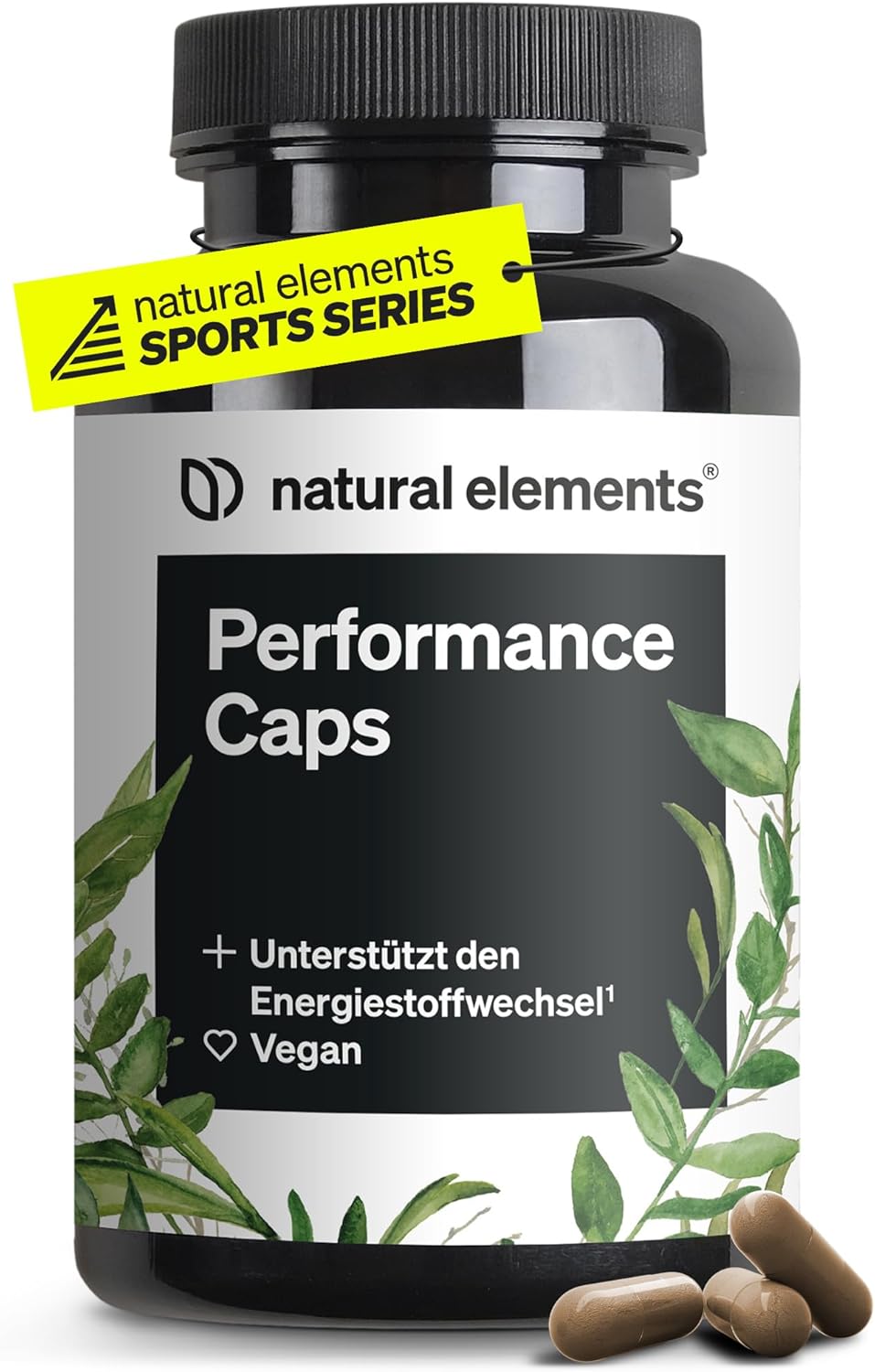 Natural Elements Performance Caps – 120 kofeínových kapsúl Exp.: 12/2025