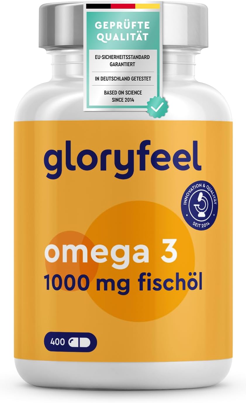 GloryFeel Omega 3, 400 kapsúl Exp.: 10/2025