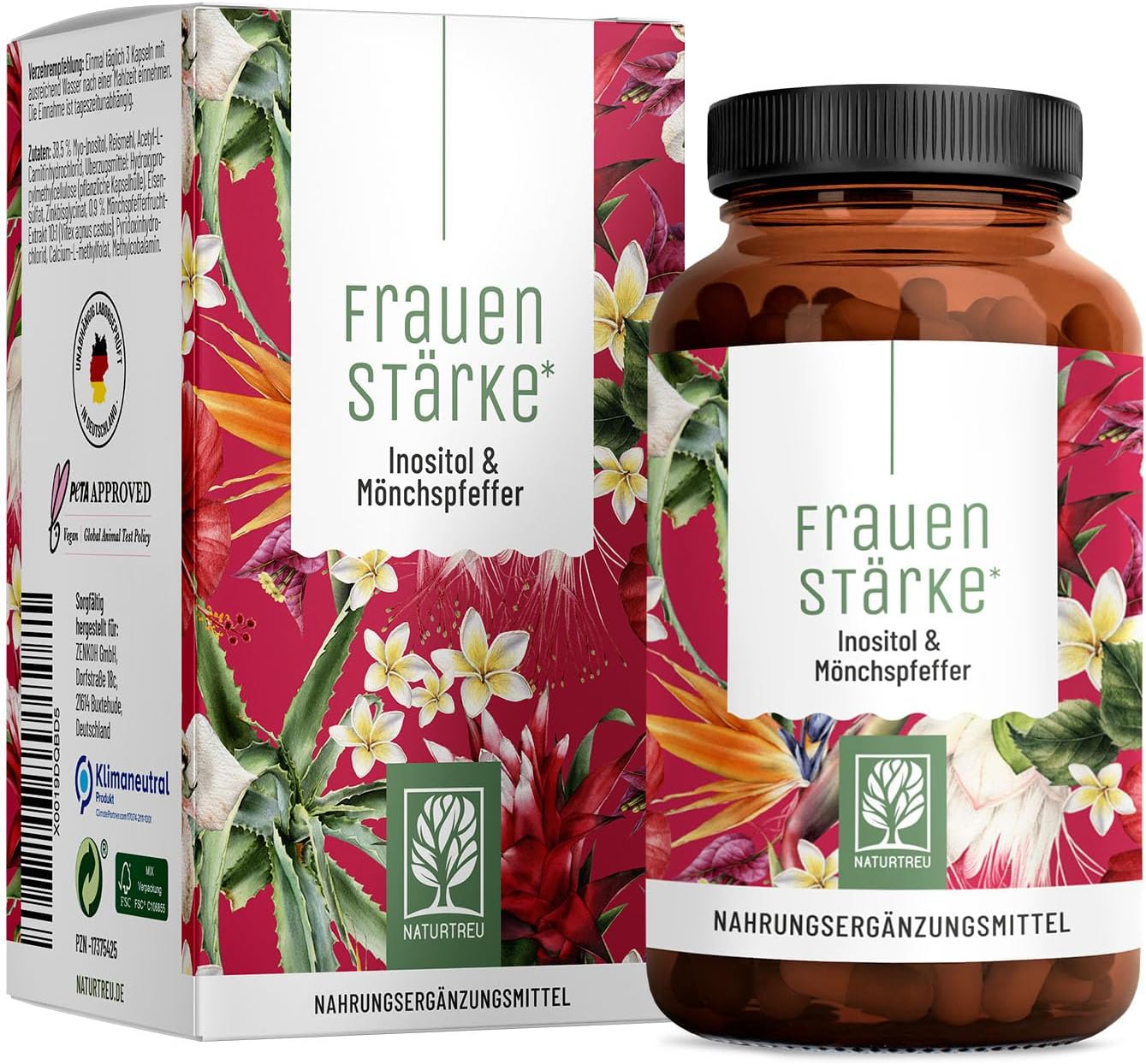 NATURTREU FrauenStärke 90 vitamínových kapsúl pre ženy Exp.: 2026+