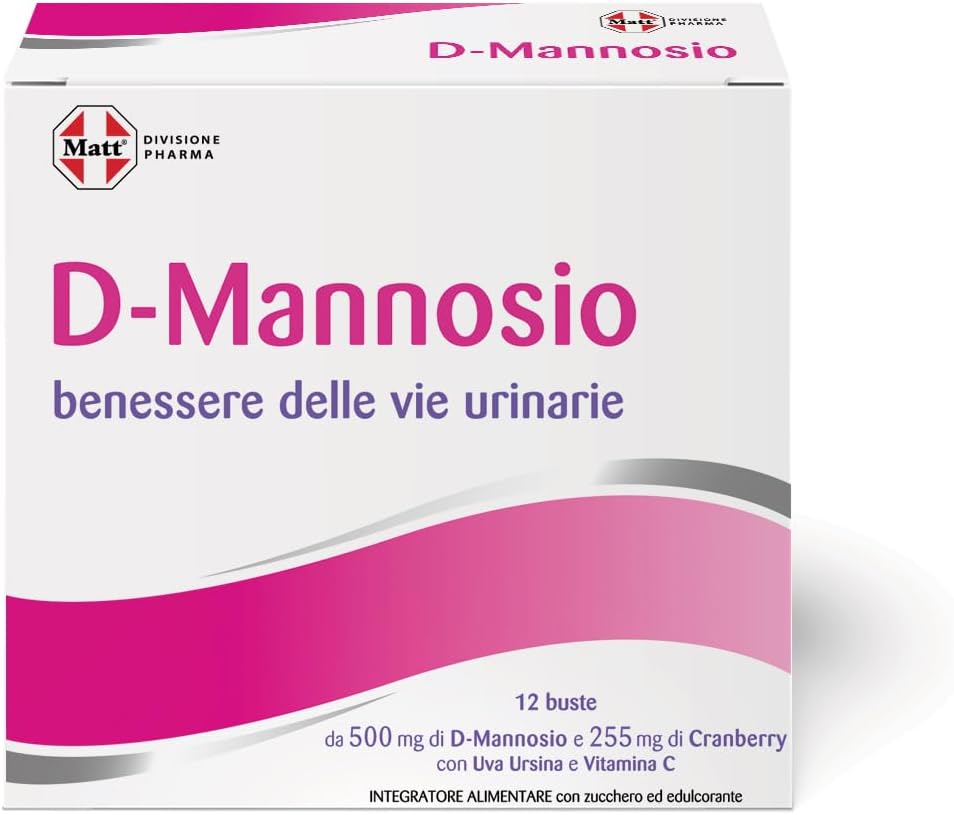 Matt divisione pharma D-Manóza 500 brusnica 12 vrecúšok Exp.: 2026+