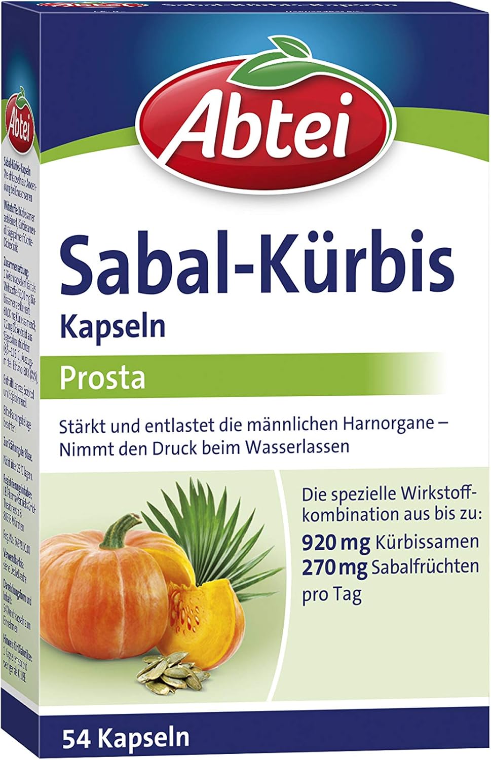 Abtei Sabal tekvicové kapsuly 54 ks