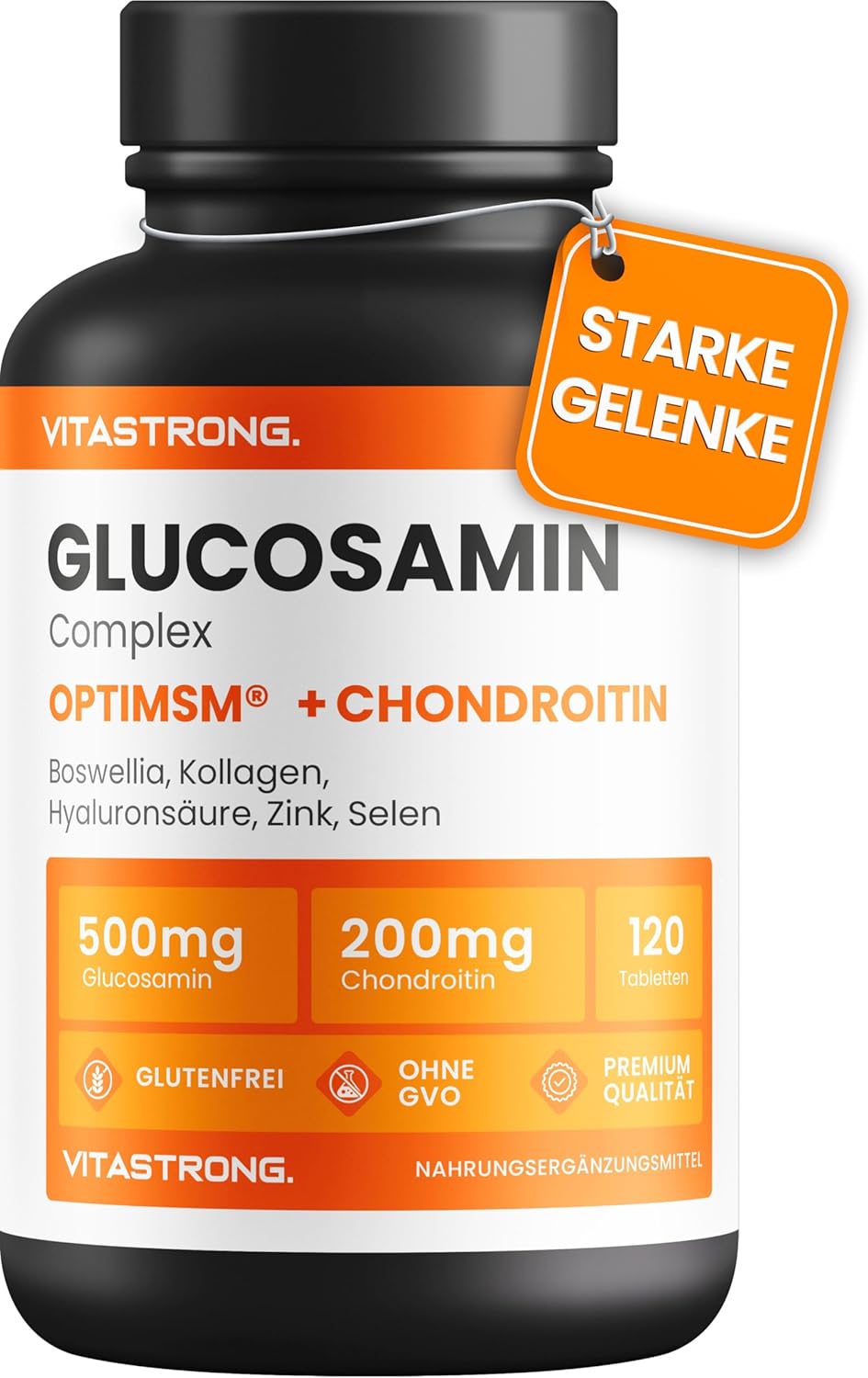 Vitastrong Glukosamín chondroitín 120 tabliet Exp.: 2026+