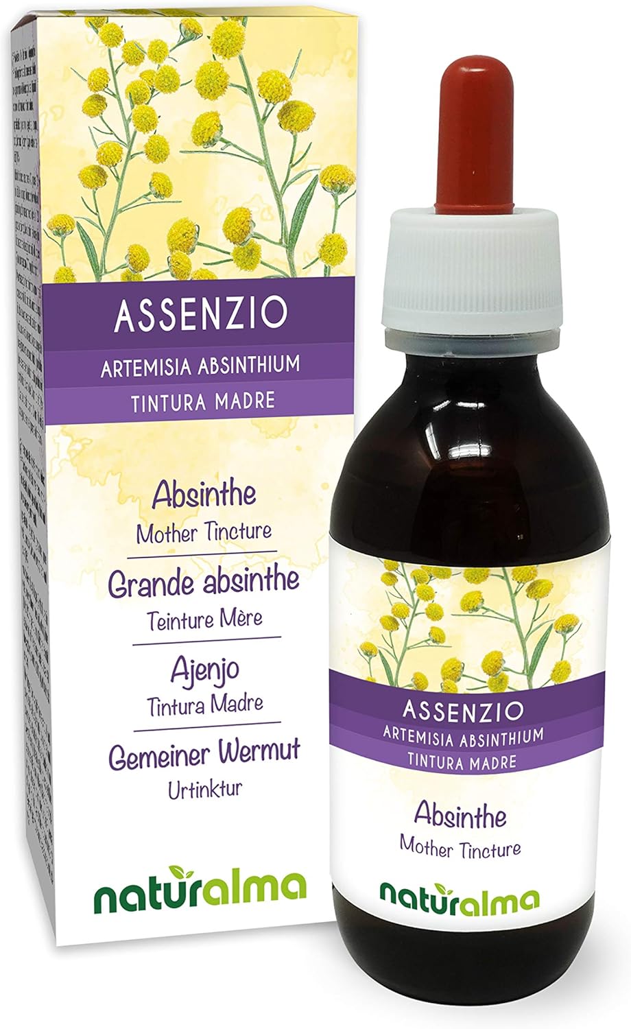 Naturalma ASSENZIO Absint alebo Palina pravá 100 ml Exp.: 2026+