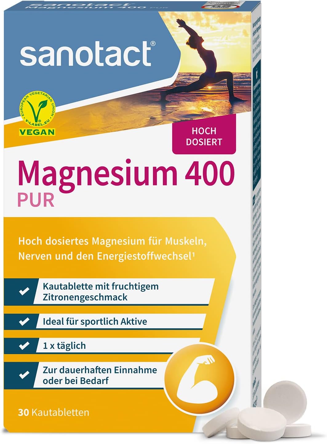 Sanotact Magnesium 400 30 tabliet Exp.: 2026+
