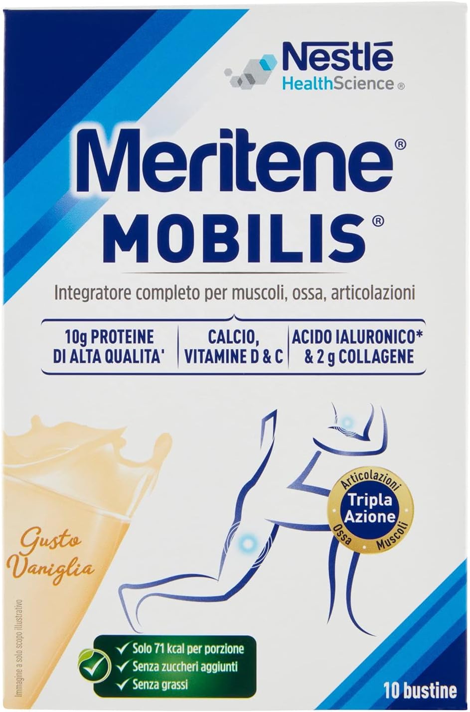 Nestle Výživový doplnok MERITENE Mobilis, vanilková príchuť, 10 vrecúšok exp:5/25