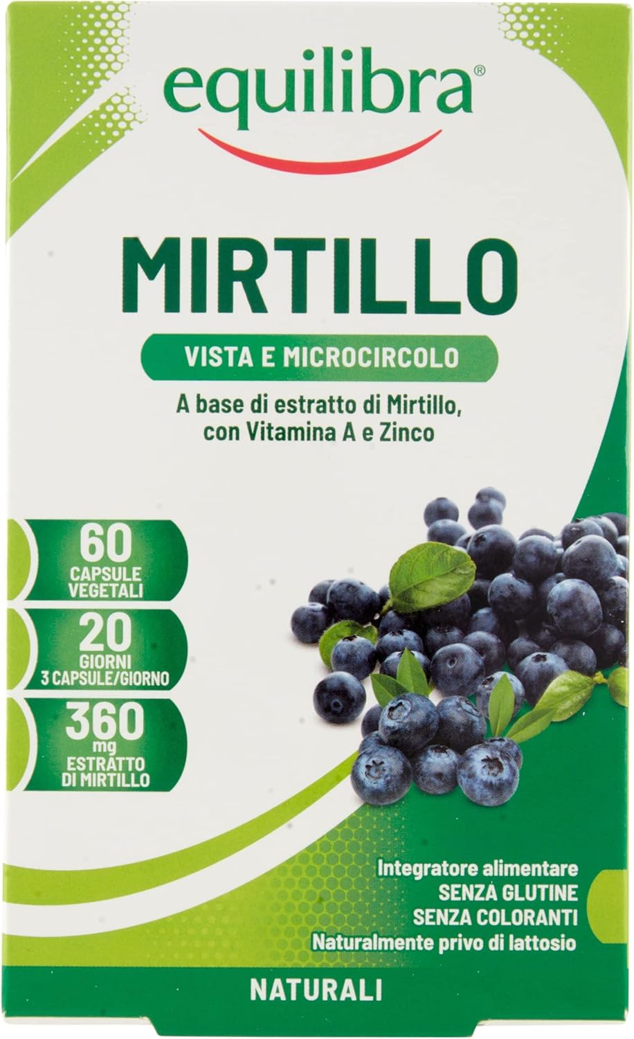 Equilibra Mirtillo čučoriedka 60 kapsúl