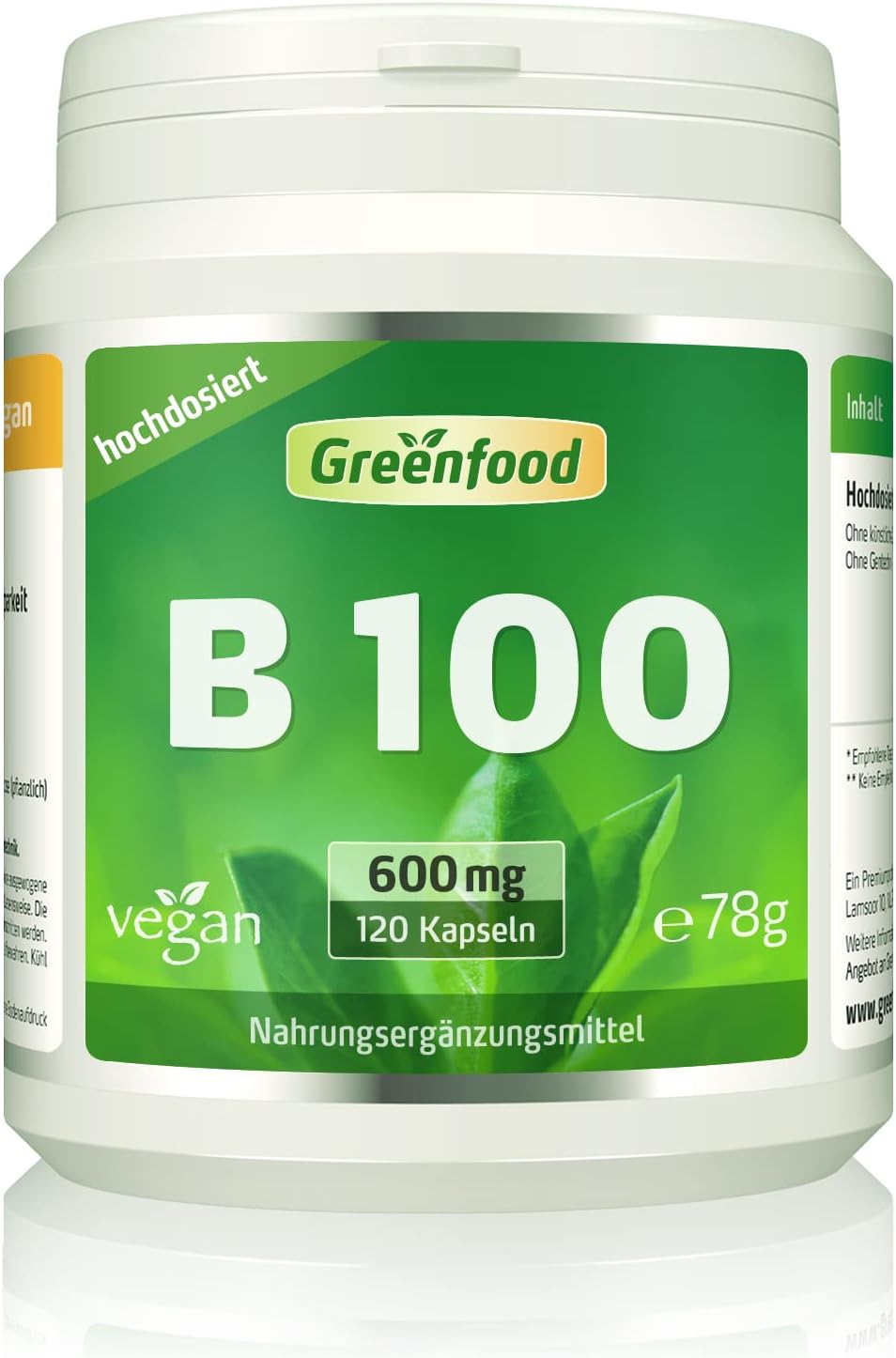 Greenfood B 100 120 kapsúl Exp.: 2026+