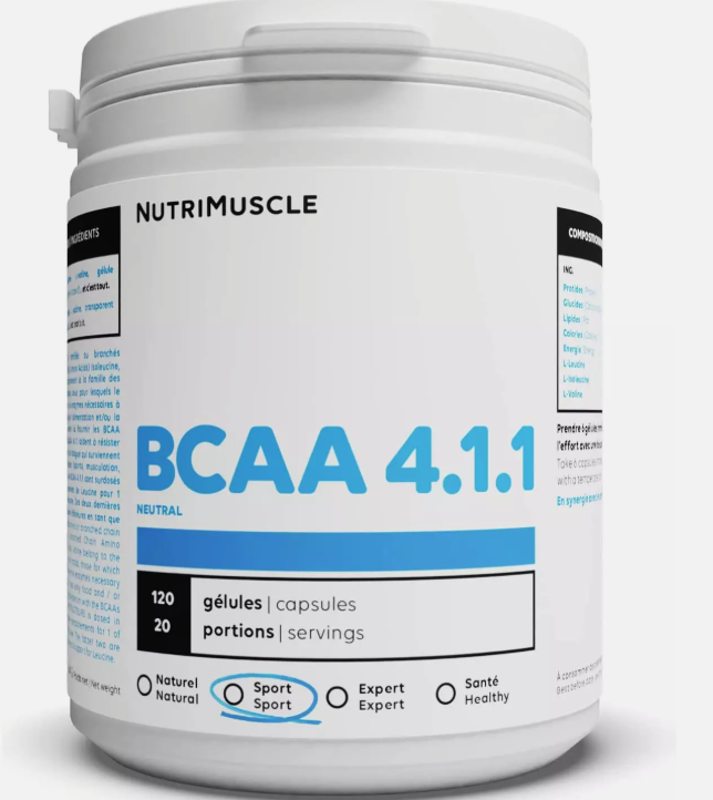 Nutrimuscle BCAA 4.1.1 Pred tréningom 120 kapsúl