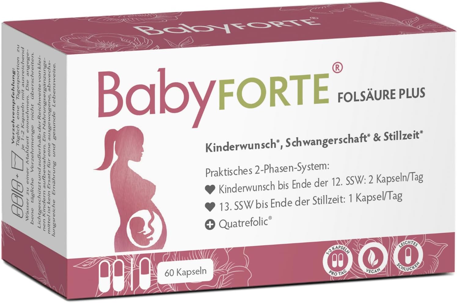 BabyFORTE Folsäure Plus 60 kapsúl