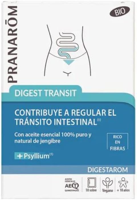 Pranarôm Digest Transit Organic 10 vrecúšok-nekompletné balenie
