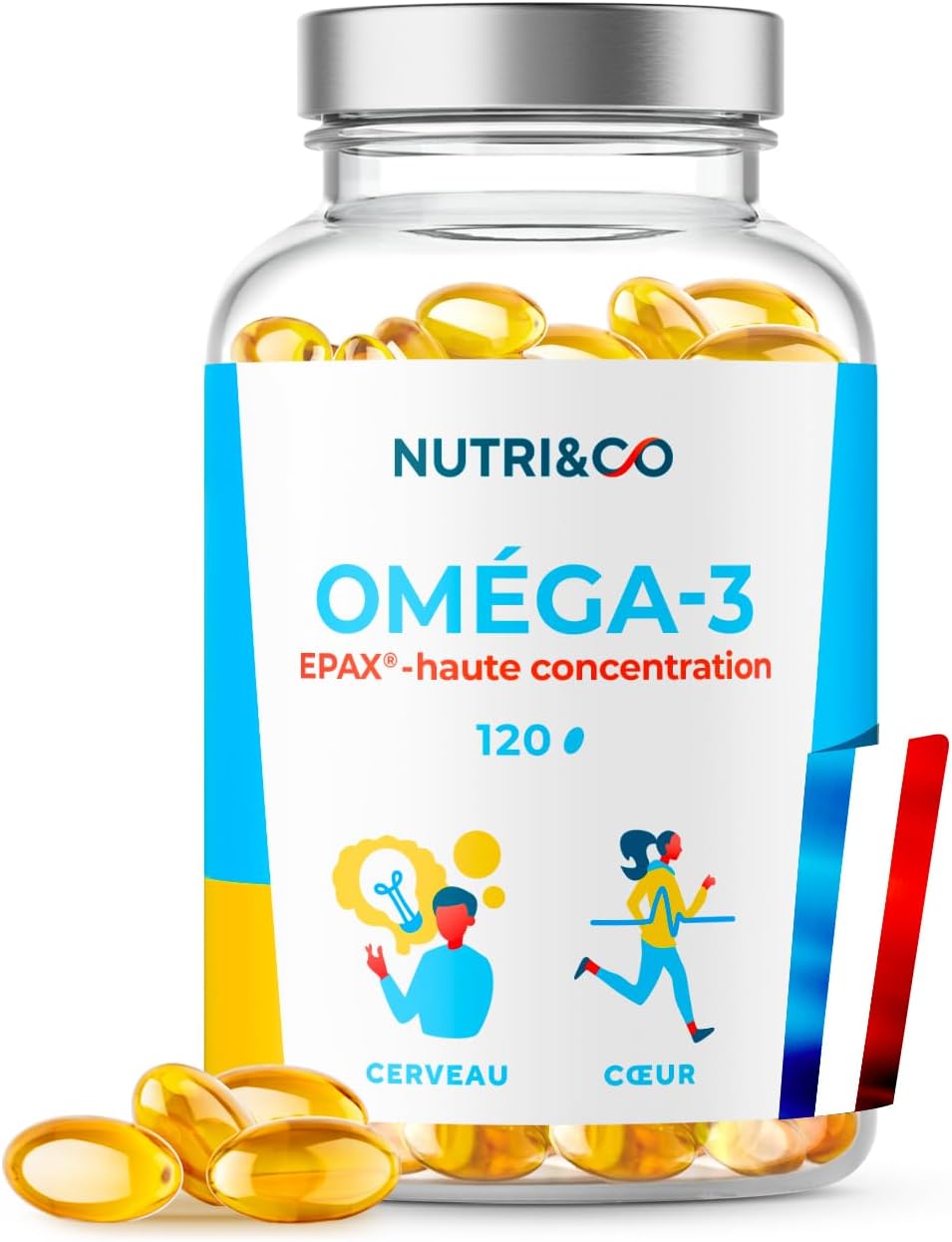 NUTRI & CO Omega 3 120 kapsúl