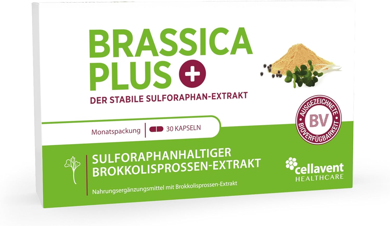 Cellavent Brasicca plus kapsuly s extraktom z brokolicových semien 30 ks Exp.: 9/2025