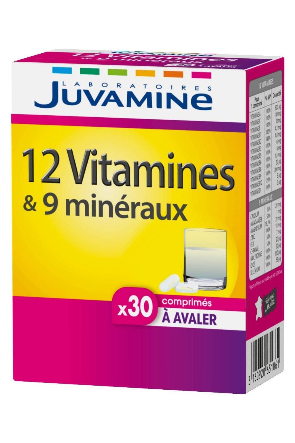 JUVAMINE - 12 vitamínov & 9 minerálov 30 šumivých tabliet Exp.: 2026+