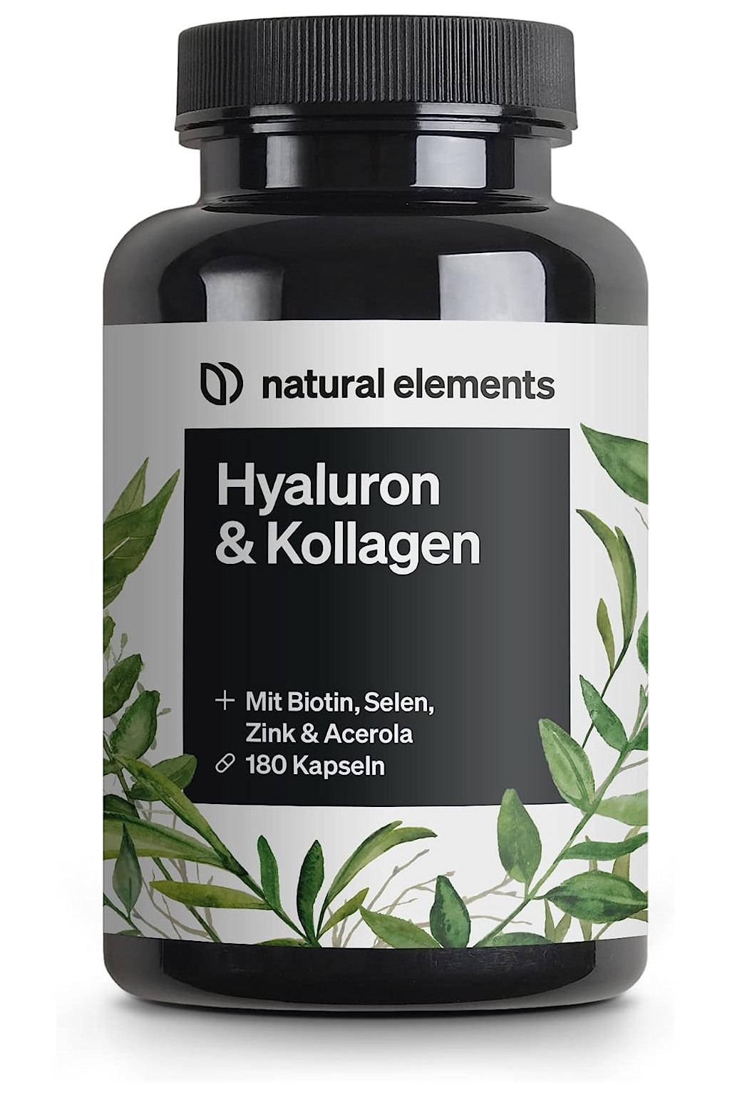 Natural elements Kolagénový komplex kyseliny hyalurónovej – 180 kapsúl Exp.: 12/2025