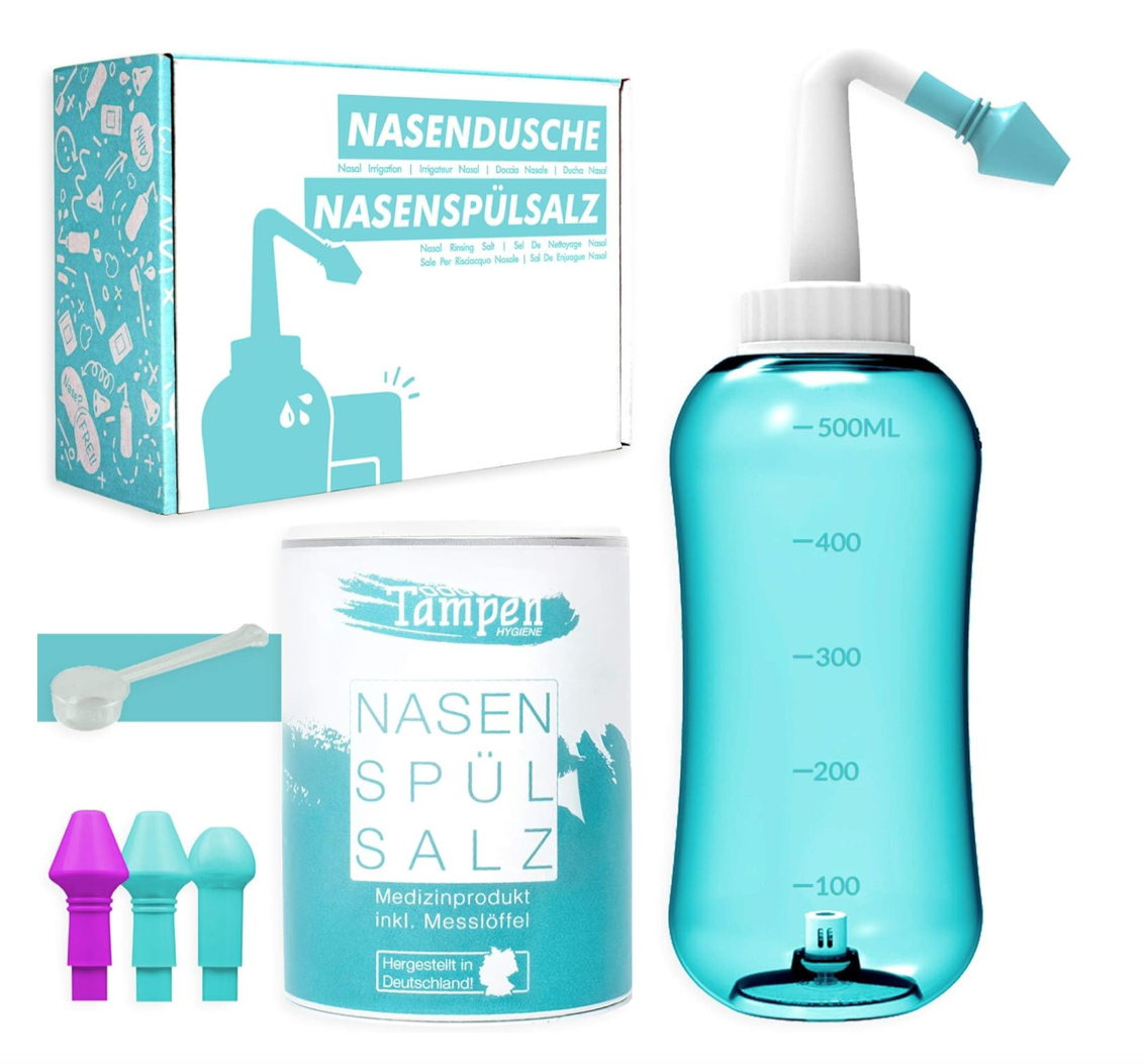 Tampen Tampen, Set na efektívne čistenie nosovej dutiny, 300g