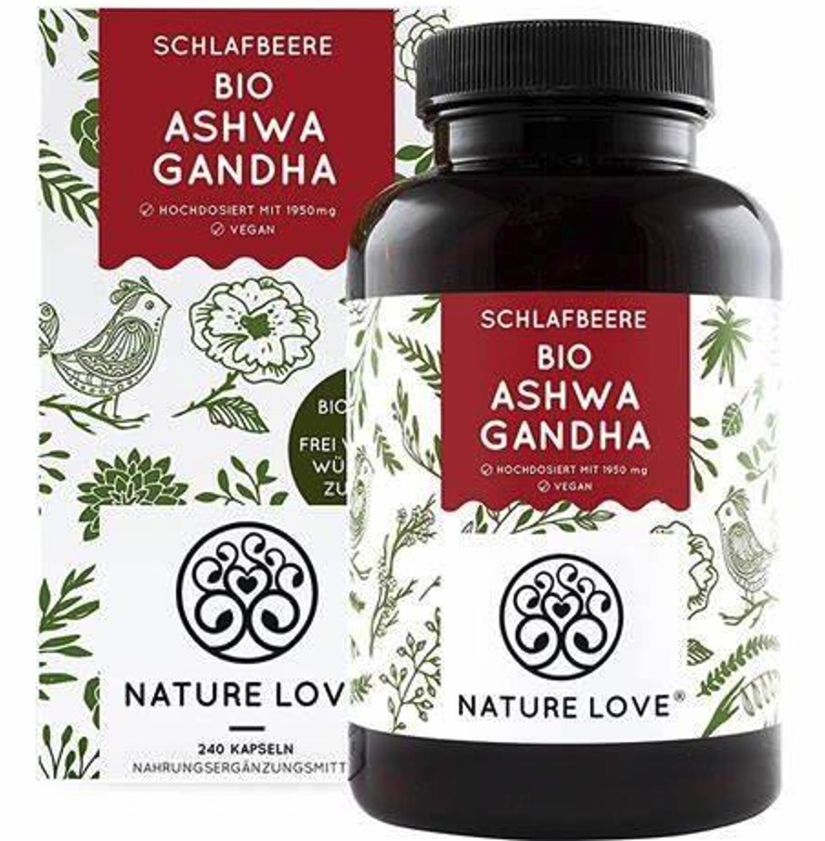 Nature love Bio Ashwagandha, 240 kapsúl Exp.: 12/2025