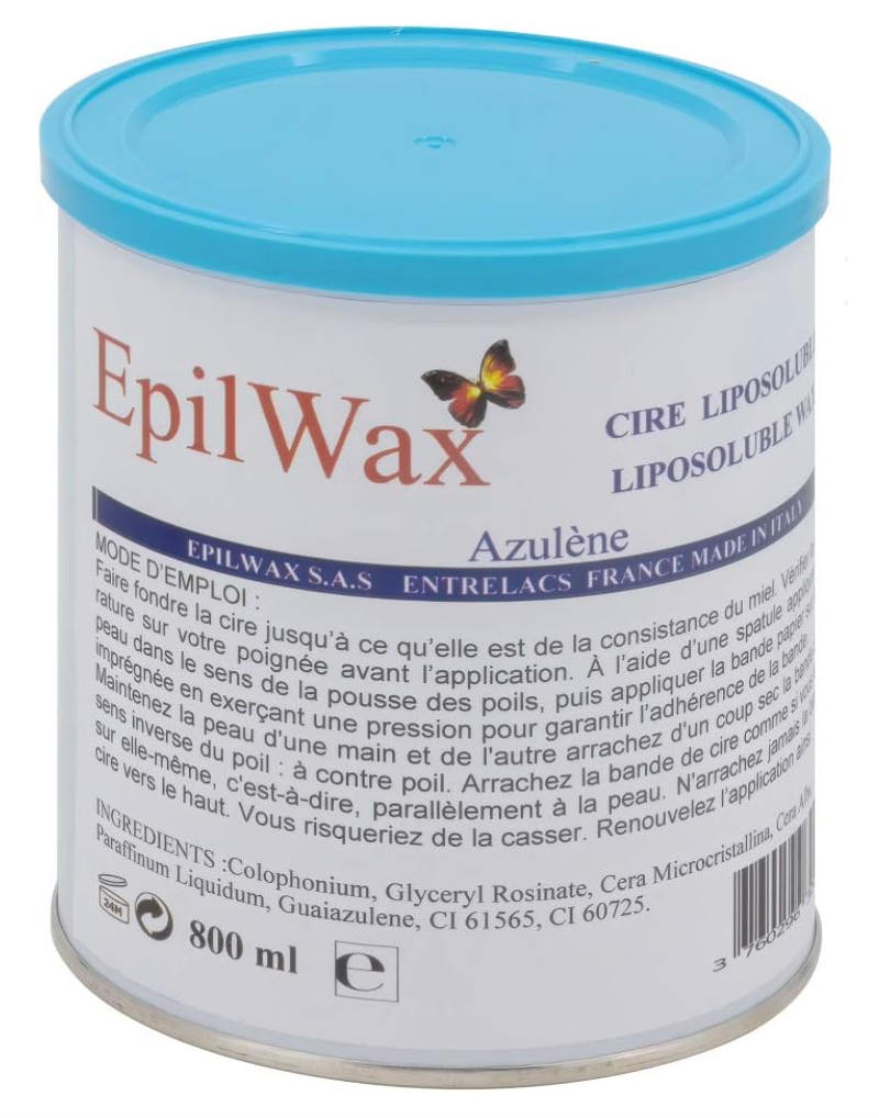 EpilWax Azulénová liposolubilná vosková náplň, 800 ml