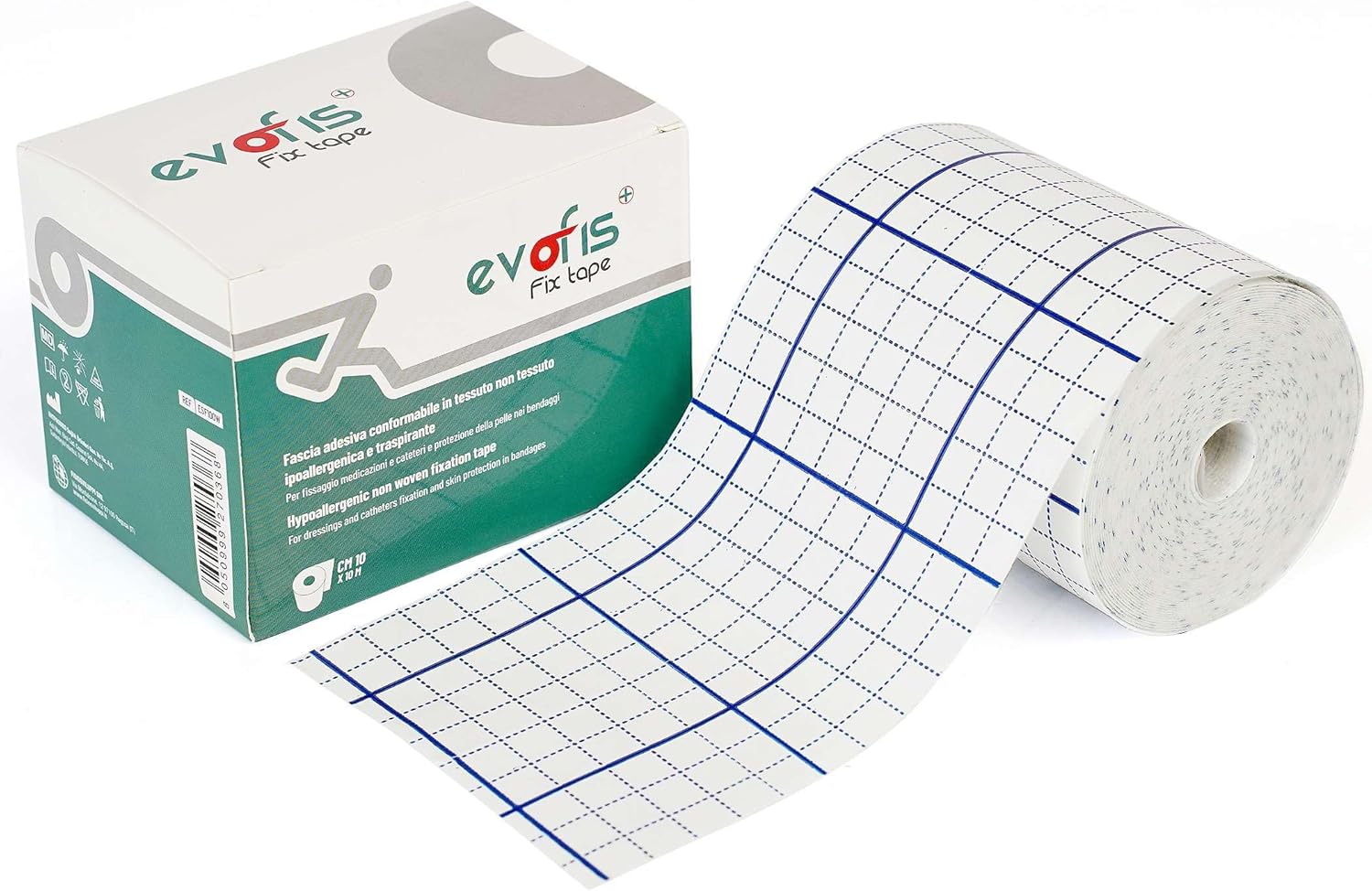 Evofis Sport páska, športová páska, biela na kompresiu/fixáciu obväzov 10 cmx10 m