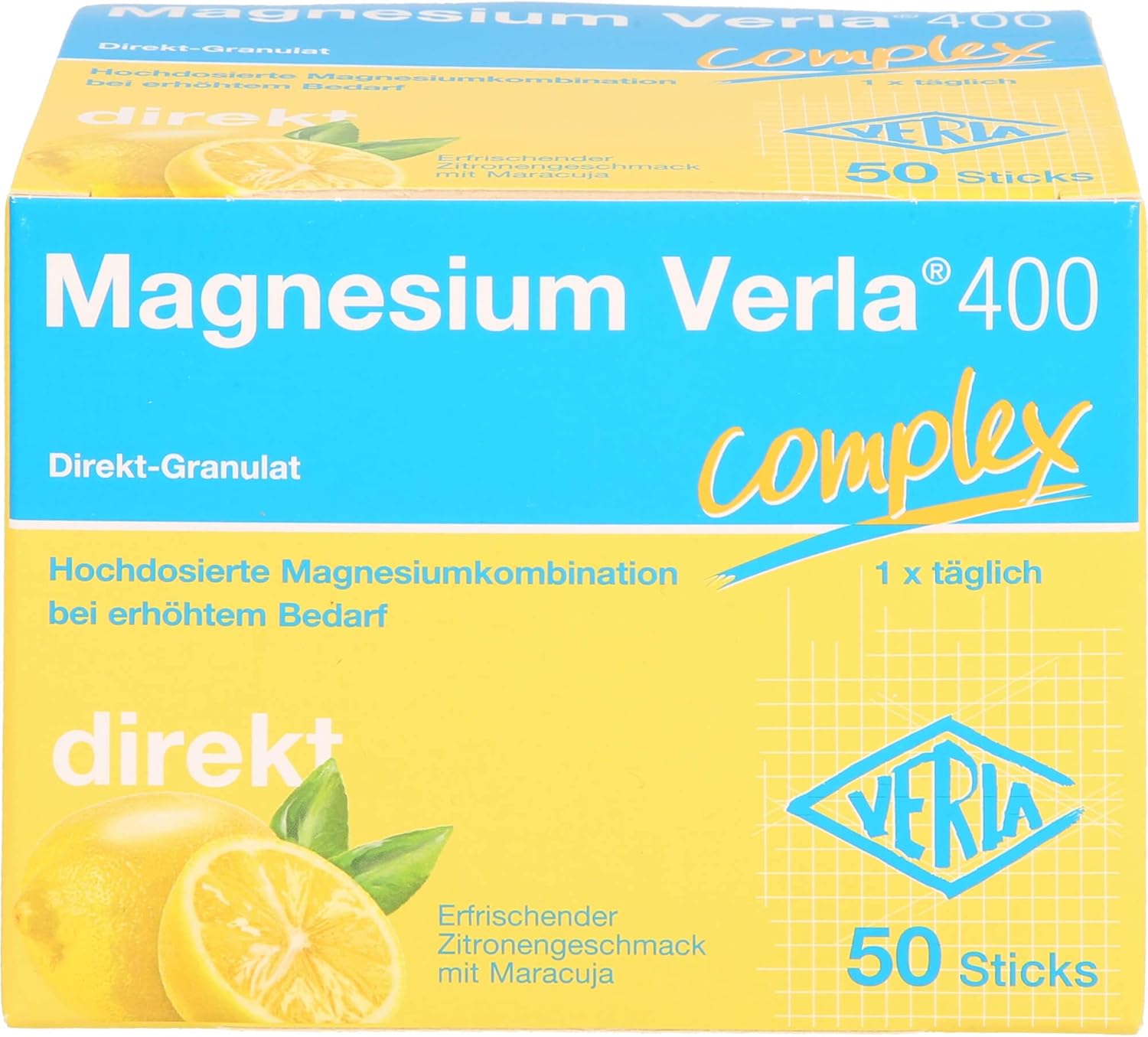 Magnesium Verla 400 Direct Granule, balenie 50 ks