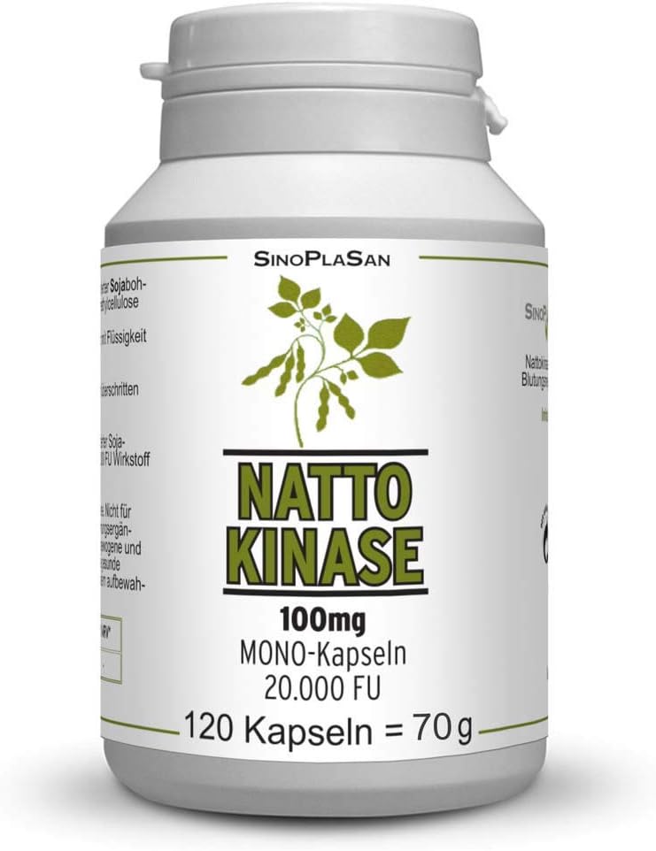 SinoPlaSan Nattokinase 100mg Mono kapsuly 120 ks